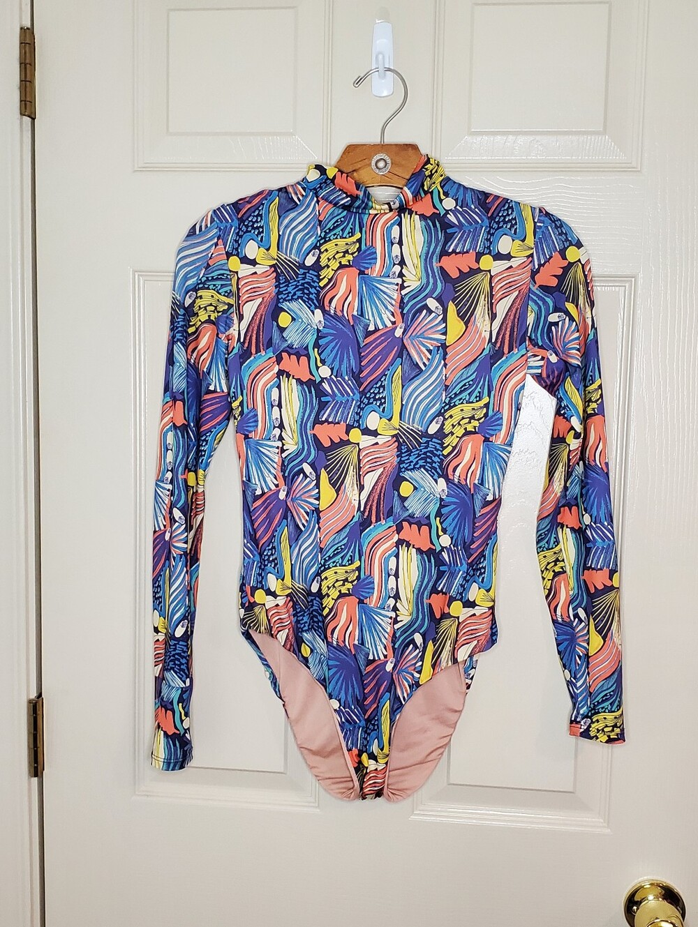 Patagonia Long-Sleeved Swell Seeker One-Piece Swimsuit Size XS - Picture 2 of 5